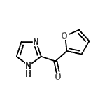 structure of CAS# 62457-95-8, 2-Furyl(1H-Imidazol-2-Yl)Methanone;2-(furan-2-ylcarbonyl)-1H-imidazole;2-furyl imidazol-2-yl ketone;furan-2-yl(1H-imidazol-2-yl)methanone