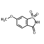 CAS#: 62473-95-4， 6-Methoxy-1,2-Benzothiazol-3(2H)-One 1,1-Dioxide