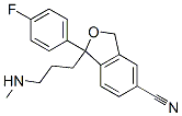structure of CAS# 62498-67-3, 1-(4-Fluorophenyl)-1,3-Dihydro-1-[3-(Methylamino)Propyl]Isobenzofuran-5-Carbonitrile;1-(4-Fluorophenyl)-1-(3-Methylaminopropyl)-3H-Isobenzofuran-5-Carbonitrile;1-(4-Fluorophenyl)-1,3-Dihydro-1-(3-(Methylamino)Propyl)Isobenzofuran-5-Carbonitrile