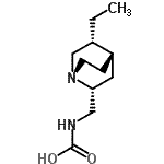 CAS#: 627086-71-9， {[(2R,4S,5R)-5-Ethyl-1-azabicyclo[2.2.2]oct-2-yl]methyl}carbamic acid