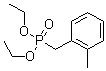 结构式 CAS# 62778-16-9, P-[(2-甲基苯基)甲基]-膦酸二乙酯