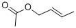 结构式 CAS# 628-08-0, 反式-2-丁烯基乙酸酯