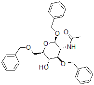 CAS#: 62867-63-4， Phenylmethyl 2-(Acetylamino)-2-Deoxy-3,6-Bis-O-(Phenylmethyl)-beta-D-Glucopyranoside