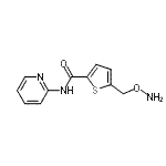CAS#: 628703-83-3， 5-[(Aminooxy)methyl]-N-(2-pyridinyl)-2-thiophenecarboxamide