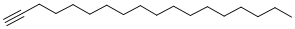 structure of CAS# 629-89-0, 1-Octadecyne;Octadecyne;1-Octadecyne