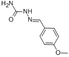 structure of CAS# 6292-71-3, 4-Methoxybenzaldehyde Semicarbazone;[(4-Methoxyphenyl)Methyleneamino]Urea;[(4-Methoxybenzylidene)Amino]Urea;Aids-069512