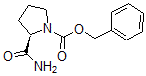 结构式 CAS# 62937-47-7, (2R)-2-(氨基羰基)-1-吡咯烷羧酸苄酯