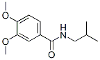 CAS 登录号：6302-41-6， 3,4-二甲氧基-N-(2-甲基丙基)苯甲酰胺