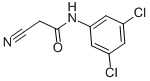 structure of CAS# 63035-00-7, 2-Cyano-N-(3,5-Dichloro-Phenyl)-Acetamide;2-Cyano-N-(3,5-Dichlorophenyl)Ethanamide;Aids-416176;Aids416176