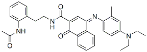 CAS#: 63059-58-5， N-[2-[2-(Acetylamino)Phenyl]Ethyl]-4-[[4-(Diethylamino)-2-Methylphenyl]Imino]-1,4-Dihydro-1-Oxonaphthalene-2-Carboxamide