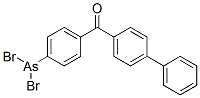 CAS#: 6307-56-8， [4-([1,1'-Biphenyl]-4-Ylcarbonyl)Phenyl]-Arsonous Dibromide