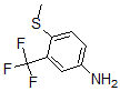 structure of CAS# 63094-56-4, 4-(Methylthio)-3-(Trifluoromethyl)-Benzenamine;5-Amino-2-(Methylthio)Benzotrifluoride, 98%;4-METHYLTHIO-3-(TRIFLUOROMETHYL)ANILINE