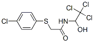 CAS#: 6310-28-7， 2-(4-Chlorophenyl)Sulfanyl-N-(2,2,2-Trichloro-1-Hydroxy-Ethyl)Acetamide