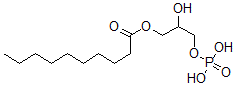CAS#: 63119-36-8， (2-Hydroxy-3-phosphonooxypropyl) decanoate