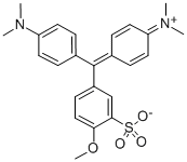 CAS#: 63148-81-2， 4',4''-Bis(Dimethylamino)-4-Methoxy-3-Sulfotrityl Inner Salt