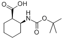 structure of CAS# 63216-49-9, cis-2-(Boc-amino)-cyclohexanecarboxylic acid;(1R,2S)-2-(Tert-Butoxycarbonylamino)Cyclohexane-1-Carboxylate;(1R,2S)-2-[(Tert-Butoxy-Oxomethyl)Amino]-1-Cyclohexanecarboxylate;Zinc01433072