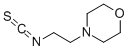 structure of CAS# 63224-35-1, 2-(4-Morpholino)Ethyl Isothiocyanate;Bb_Sc-1818;2-Morpholinoethyl Isothiocyanate;2-(4-Morpholino)Ethyl Isothiocyanate