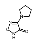 CAS#: 632292-00-3， 4-(1-Pyrrolidinyl)-1,2,5-oxadiazol-3(2H)-one