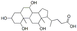 CAS#: 63266-89-7， 4-(1,3,7,12-Tetrahydroxy-10,13-Dimethyl-2,3,4,5,6,7,8,9,11,12,14,15,16,17-Tetradecahydro-1H-Cyclopenta[a]Phenanthren-17-Yl)Pentanoic Acid