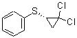 structure of CAS# 63289-85-0, [(1S)-2,2-Dichlorocyclopropyl]Sulfanylbenzene;[[(1S)-2,2-Dichlorocyclopropyl]Thio]Benzene;Zinc02570109