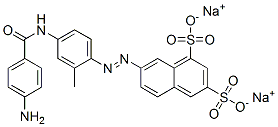 CAS#: 6330-82-1， 7-[[4-[(4-Aminobenzoyl)Amino]-2-Methylphenyl]Azo]-1,3-Naphthalenedisulfonic Acid Disodium Salt