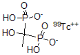 CAS#: 63347-65-9， Technetium-99 hydroxyethylidenediphosphonate