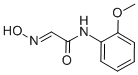 结构式 CAS# 6335-42-8, 2-羟基亚胺-N-(2-甲氧基-苯基)-乙酰胺