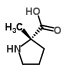 CAS#: 63399-73-5， (2S)-2-Methyl-2-Pyrrolidiniumcarboxylate