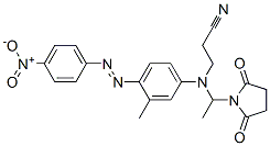 CAS#: 63467-16-3， 3-[[1-(2,5-Dioxopyrrolidin-1-Yl)Ethyl][3-Methyl-4-[(4-Nitrophenyl)Azo]Phenyl]Amino]Propiononitrile