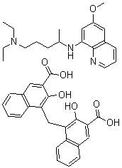 结构式 CAS# 635-05-2, 帕马喹