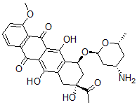 CAS#: 63568-77-4， 4'-Deoxydaunomycin