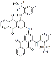 CAS#: 6358-61-8， 2,2'-[Iminobis[(9,10-Dihydro-9,10-Dioxoanthracene-3,1-Diyl)Imino]]Bis[5-Methylbenzenesulfonic Acid]