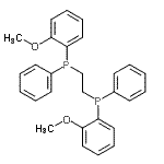 CAS#: 63589-61-7， 1,2-Ethanediylbis[(2-Methoxyphenyl)(Phenyl)Phosphine]