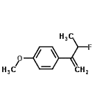 CAS#: 637041-24-8， 1-(3-Fluoro-1-buten-2-yl)-4-methoxybenzene