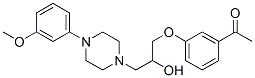 CAS#: 63716-00-7， 1-(3-Acetylphenoxy)-3-[4-(3-Methoxyphenyl)-1-Piperazinyl]-2-Propanol