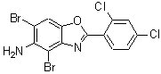 CAS#: 637302-80-8， 4,6-Dibromo-2-(2,4-dichlorophenyl)-1,3-benzoxazol-5-amine