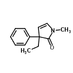 CAS#: 637332-33-3， 3-Ethyl-1-methyl-3-phenyl-1,3-dihydro-2H-pyrrol-2-one
