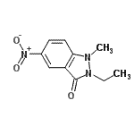 CAS#: 637338-30-8， 2-Ethyl-1-methyl-5-nitro-1,2-dihydro-3H-indazol-3-one