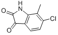 structure of CAS# 6374-90-9, 6-Chloro-7-Methyl Isatin;6-Chloro-7-Methyl-Indoline-2,3-Dione;6-Chloro-7-Methylindoline-2,3-Dione;6-Chloro-7-Methyl-Isatin