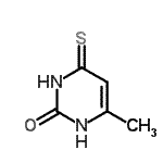 CAS#: 638-13-1， 6-Methyl-4-Thioxo-3,4-Dihydro-2(1H)-Pyrimidinone