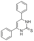 结构式 CAS# 6381-55-1, 4,6-二苯基-1,2,3,4-四氢嘧啶-2-硫酮