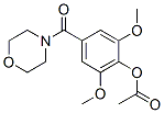 CAS#: 63868-49-5， 4-(4-Acetoxy-3,5-Dimethoxybenzoyl)Morpholine