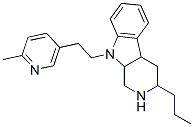 CAS#: 63885-32-5， 1,2,3,4,4a,9alpha-Hexahydro-9-[2-(2-Methyl-5-Pyridyl)Ethyl]-3-Propyl-9H-Pyrido[3,4-b]Indole