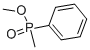 structure of CAS# 6389-79-3, Methyl Methylphenylphosphinate;(Methoxy-Methyl-Phosphoryl)Benzene;Nsc286689;St5407049