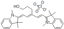 CAS#: 63899-25-2， 2-[(1E,3E)-3-(3-Hydroxypropyl)-5-(1,3,3-Trimethyl-1,3-Dihydro-2H-Indol-2-Ylidene)-1,3-Pentadienyl]-1,3,3-Trimethyl-3H-Indolium Perchlorate