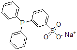 结构式 CAS# 63995-75-5, 3-(二苯基膦基)-苯磺酸钠盐(1:1)