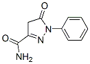 结构式 CAS# 6401-98-5, 5-氧代-1-苯基-2-吡唑啉-3-甲酰胺