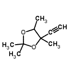 CAS#: 64031-35-2， 4-Ethynyl-2,2,4,5-tetramethyl-1,3-dioxolane