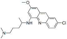 CAS#: 64046-82-8， 2-Chloro-7-Methoxy-N-(4-Dimethylamino-1-Methylbutyl)Acridin-5-Amine