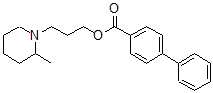 CAS#: 64050-41-5， 3-(2-Methylpiperidino)Propyl 4-Phenylbenzoate